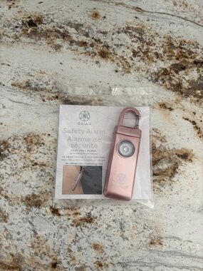 GAIAM Rose Gold Personal Safety Alarm
